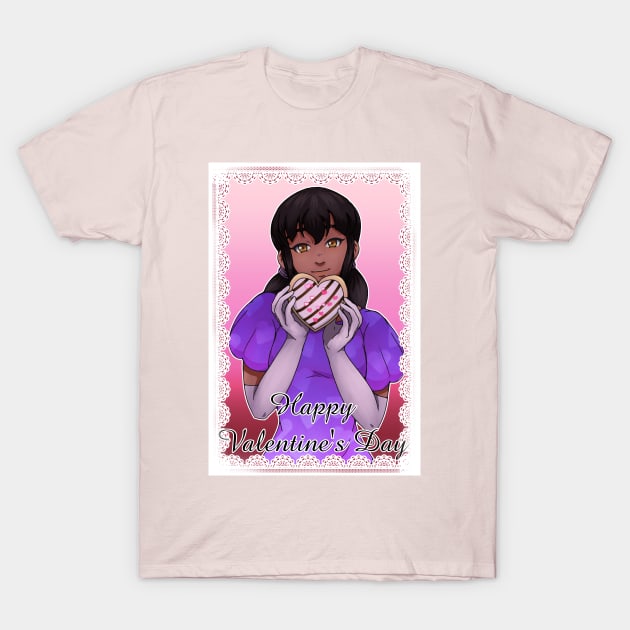 Happy Valentine's Day Card T-Shirt by SakuraDragon